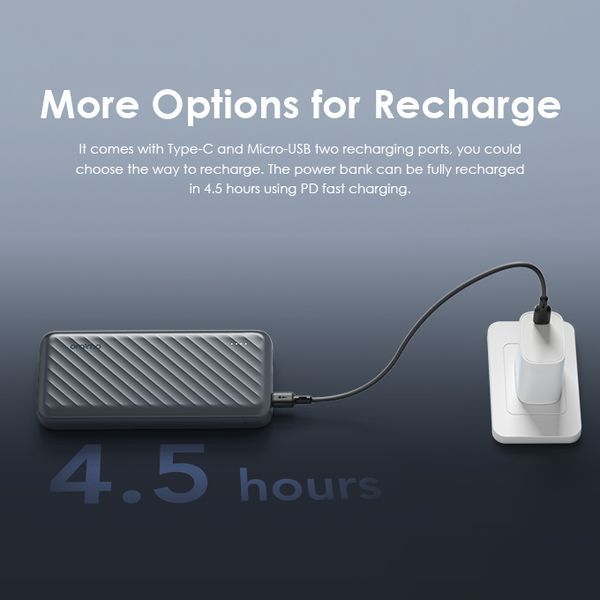 oraimo Slice Link Pro 10000mAh 22.5W Power Bank