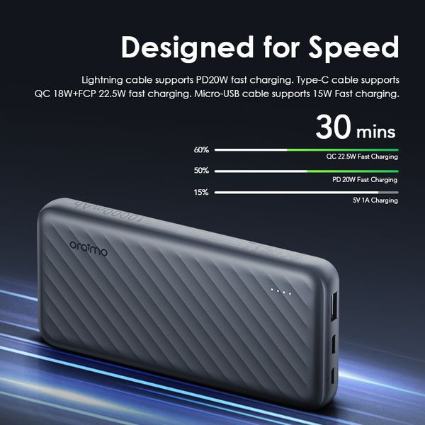 oraimo Slice Link Pro 10000mAh 22.5W Power Bank
