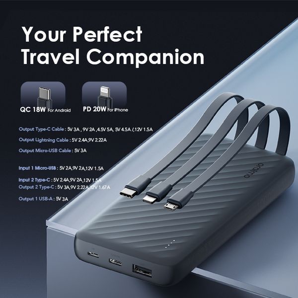 oraimo Slice Link Pro 10000mAh 22.5W Power Bank