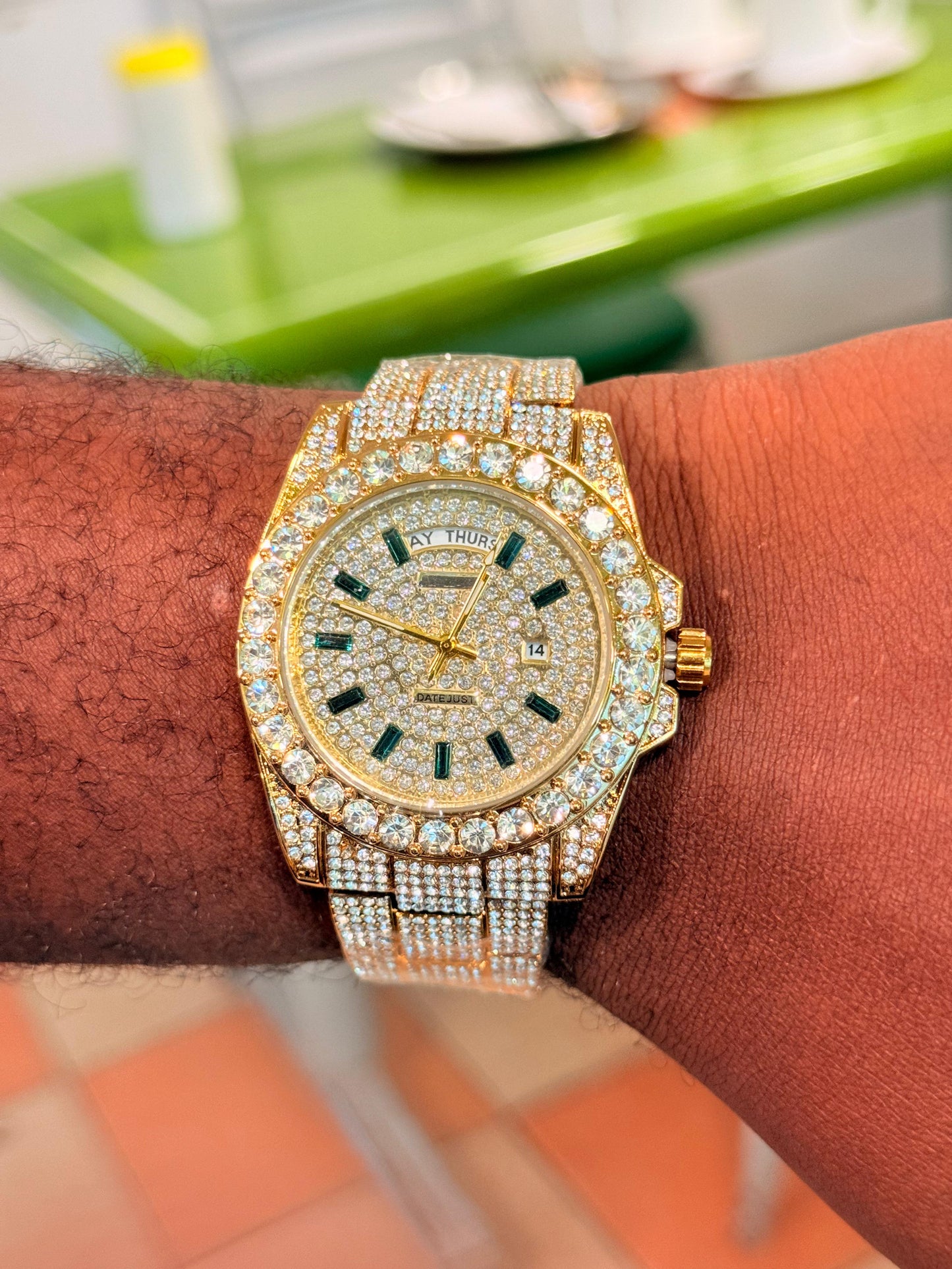 Men’s Iced-Out Fashion Watch