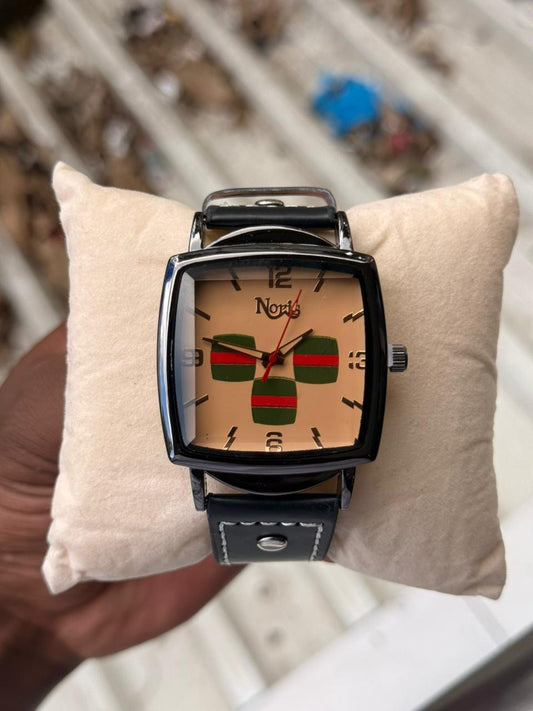 noris leather watch NL02