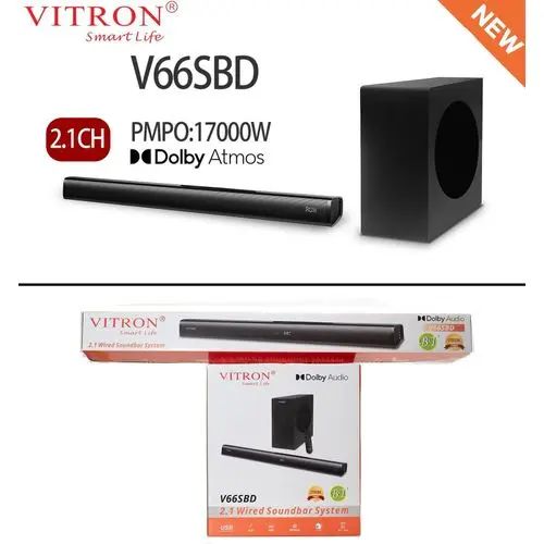 Vitron V66SBD Soundbar with Bluetooth, Optical, AUX, USB & SD Card