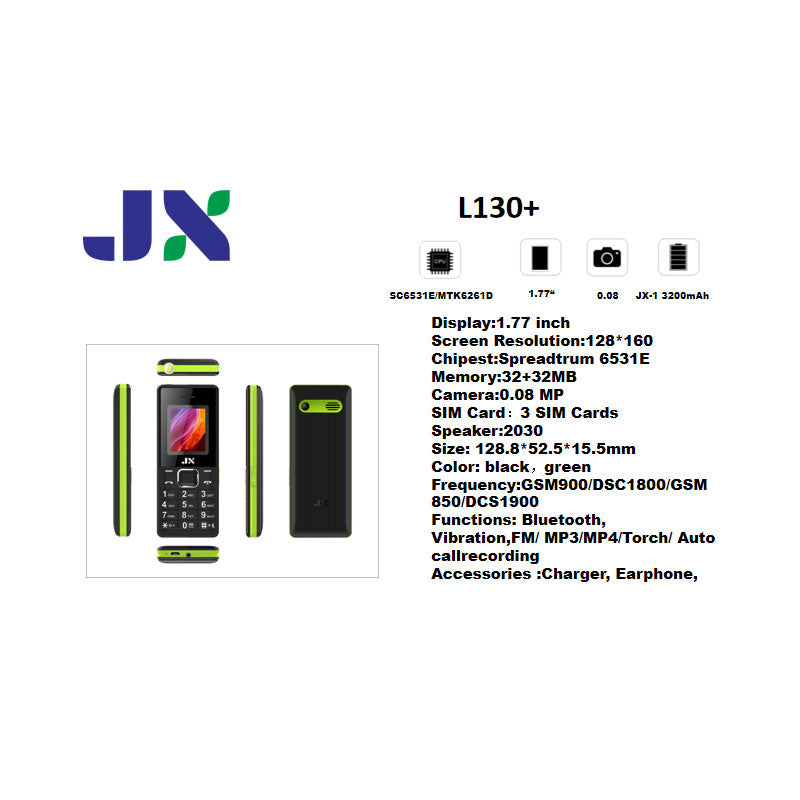 JX L130+ Feature Phone