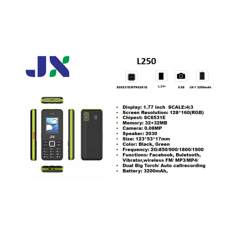 JX L250 Feature Phone